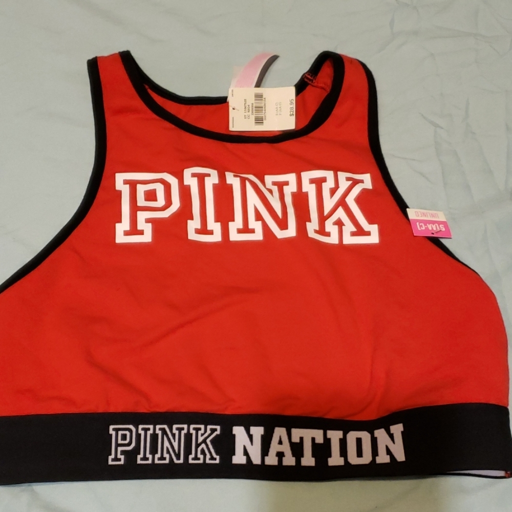 PINK SPORTS BRA